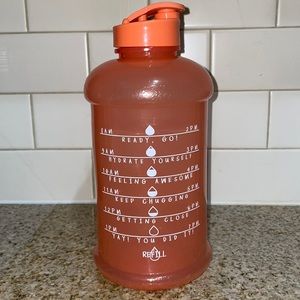 Refill reminder water bottle